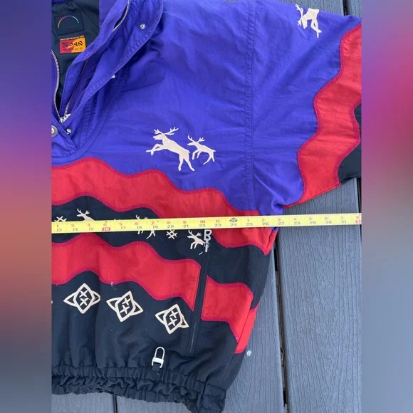Vintage 90s Bogner Ski Jacket Goan Thylmann Pullover Kautokeino Men's Size L/XL? - Picture 8 of 11